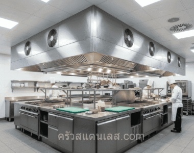Hood ดูดควันร้านอาหาร
