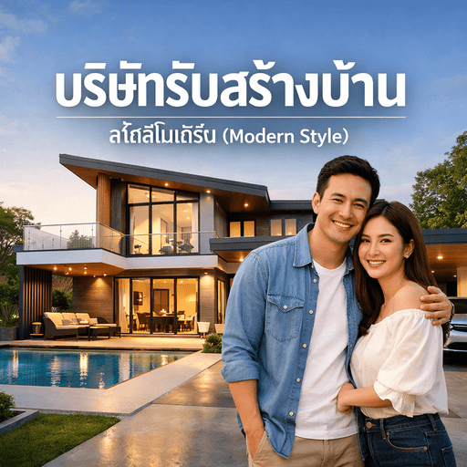 บริษัทรับสร้างบ้าน สไตล์โมเดิร์น (Modern Style)