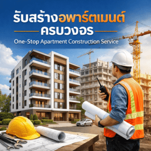 รับสร้างอพาร์ทเม้นท์ครบวงจร (One-Stop Service Apartment Build)