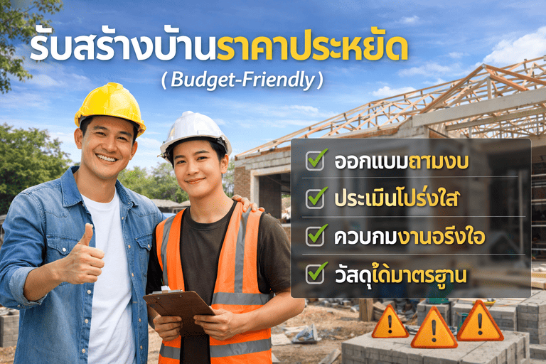 รับสร้างบ้านราคาประหยัด