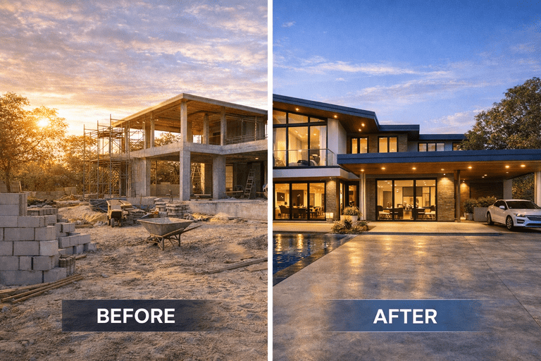 รับสร้างบ้านสไตล์โมเดิร์น