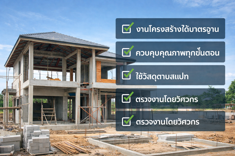 บริการรับสร้างบ้านครบวงจร