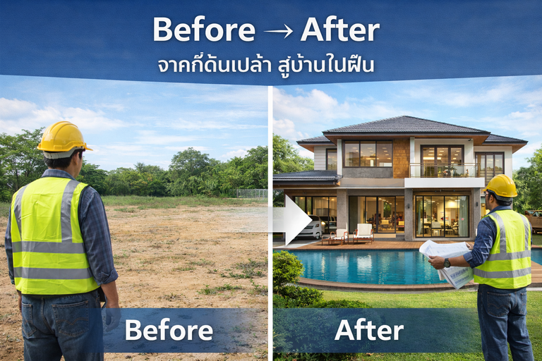 บริการรับสร้างบ้านครบวงจร