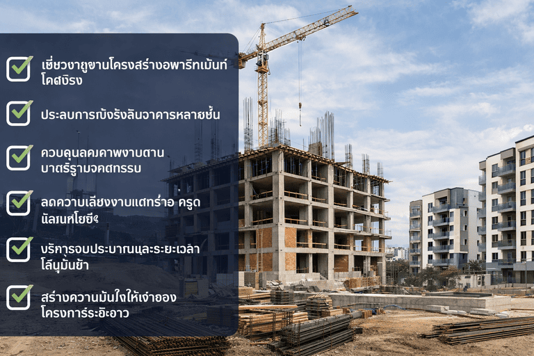 บริษัทรับเหมาโครงสร้างอพาร์ทเม้นท์ 