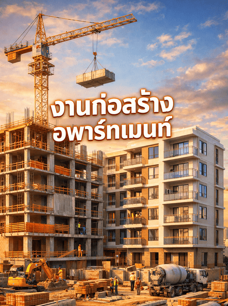 งานก่อสร้างอพาร์ทเมนท์