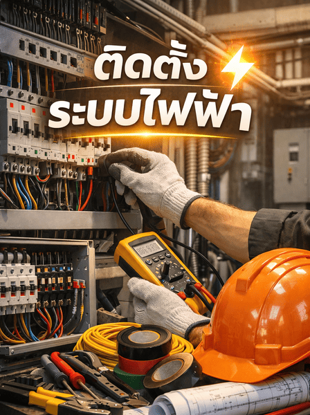 ติดตั้งระบบไฟฟ้า