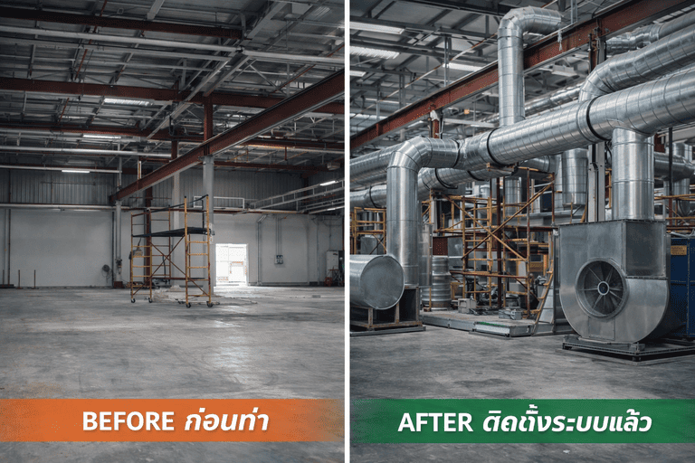 ระบบระบายอากาศโรงงาน