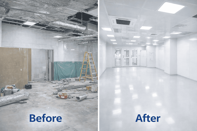 ระบบแอร์สำหรับห้อง Cleanroom