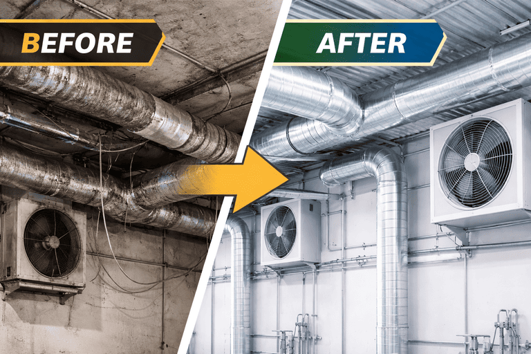 ติดตั้งระบบระบายอากาศ