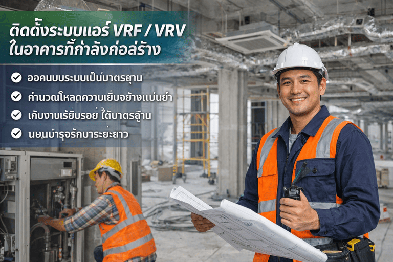 ระบบแอร์ VRF / VRV