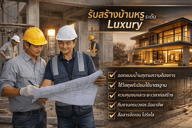 รับสร้างบ้านหรู