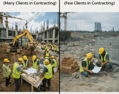 การตลาดผู้รับเหมา