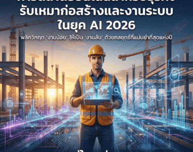 การตลาดธุรกิจรับเหมา