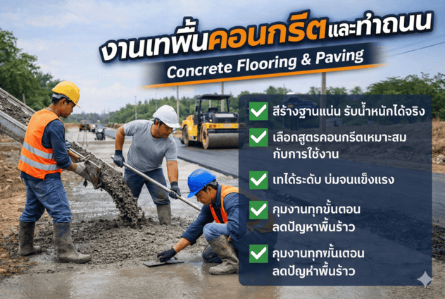 ผู้รับเหมางานคอนกรีต