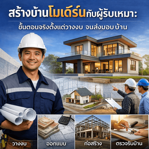 สร้างบ้านโมเดิร์น